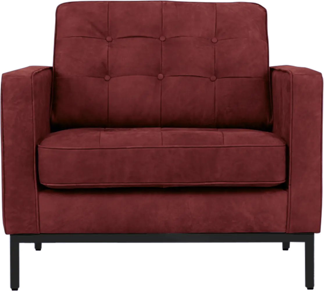 Italo Chair Bordeaux Red Velvet