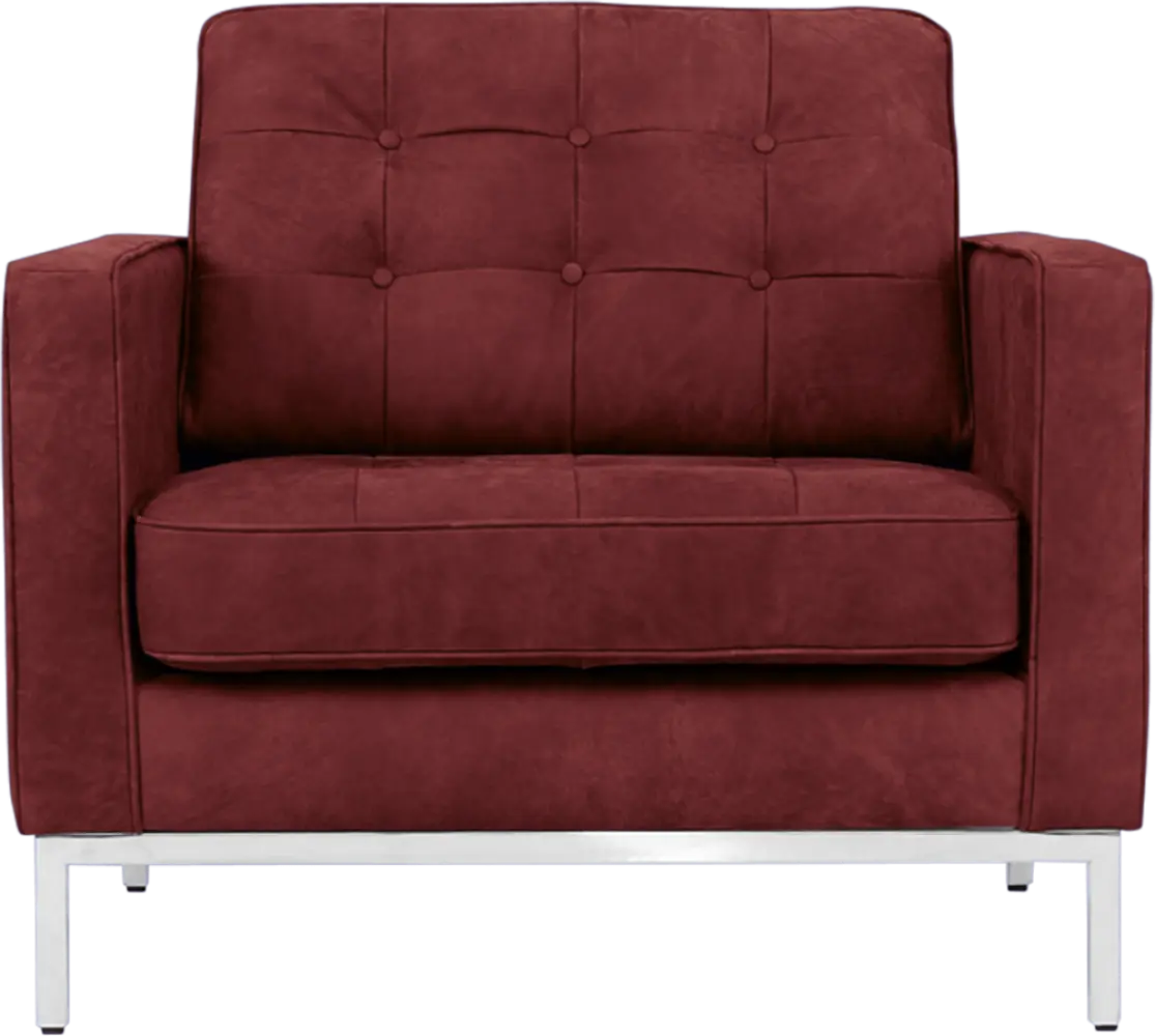Italo Chair Bordeaux Red Velvet