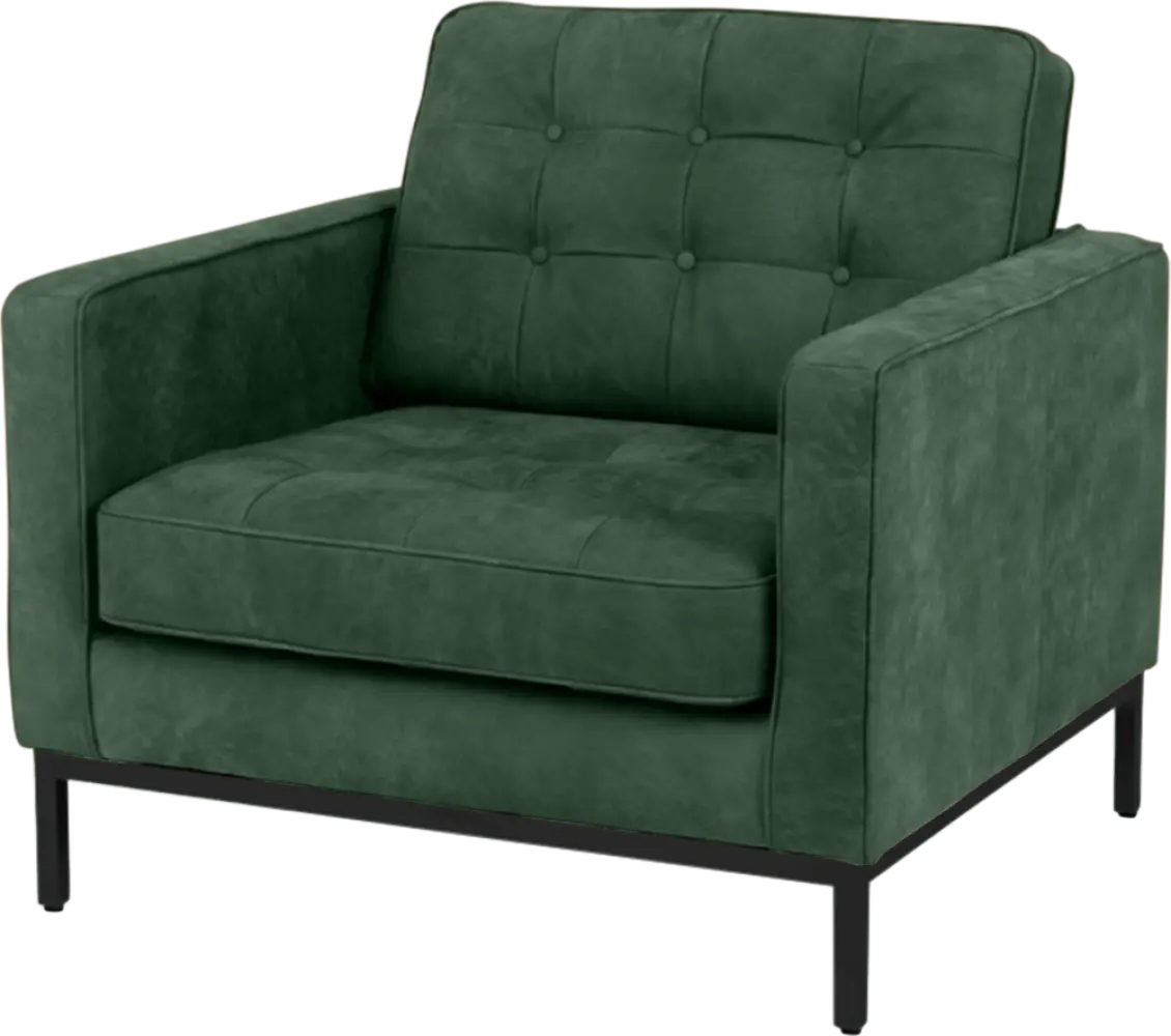Italo Chair Forest Green Velvet