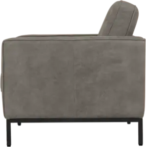Italo Chair Elegant Silver/Grey Velvet