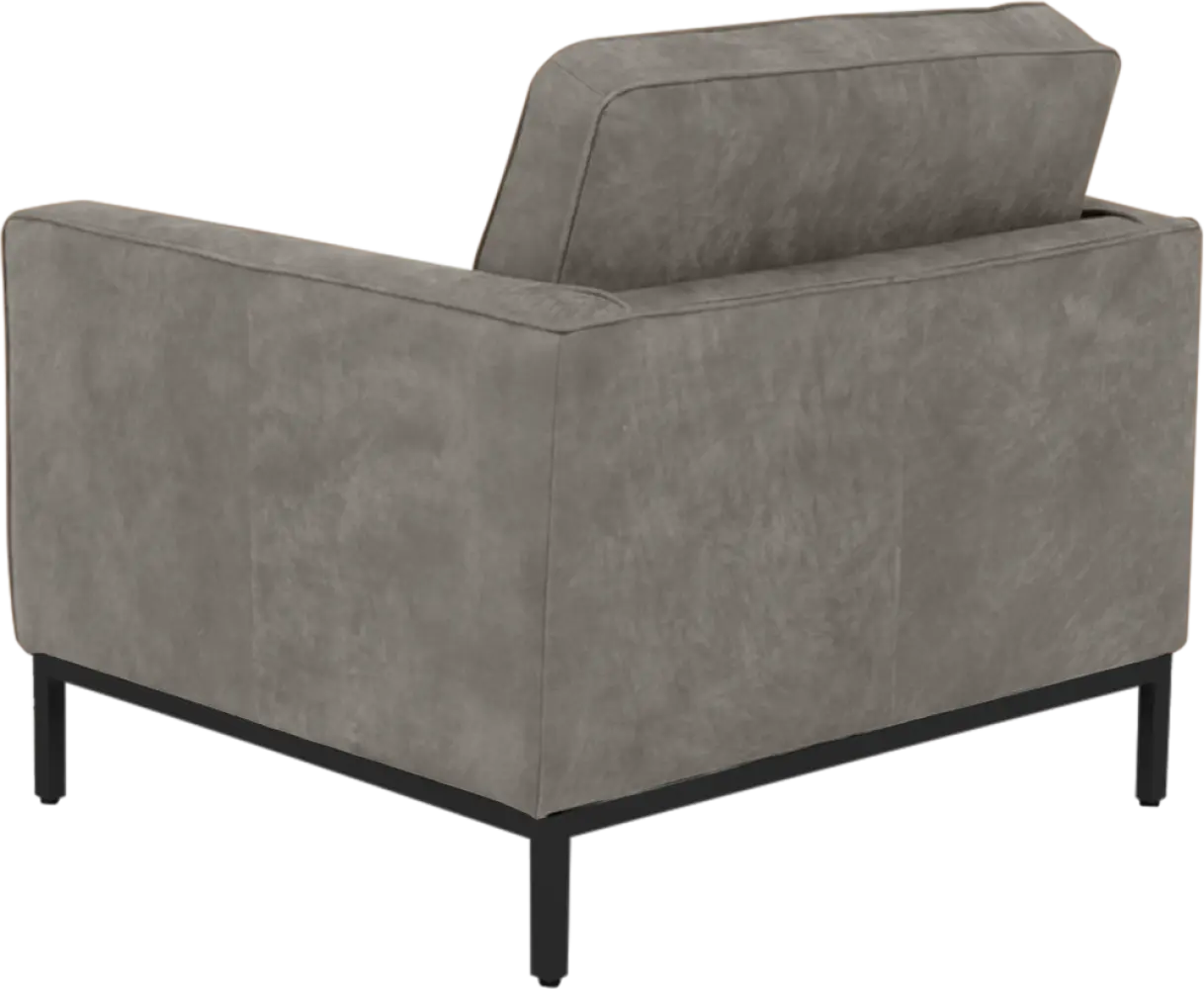 Italo Chair Elegant Silver/Grey Velvet