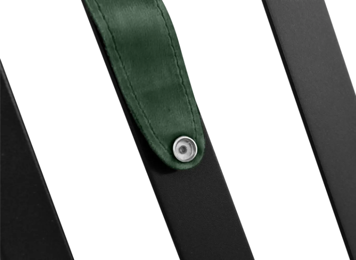 Paviljoen Chair Groen Velvet | Zwart Frame