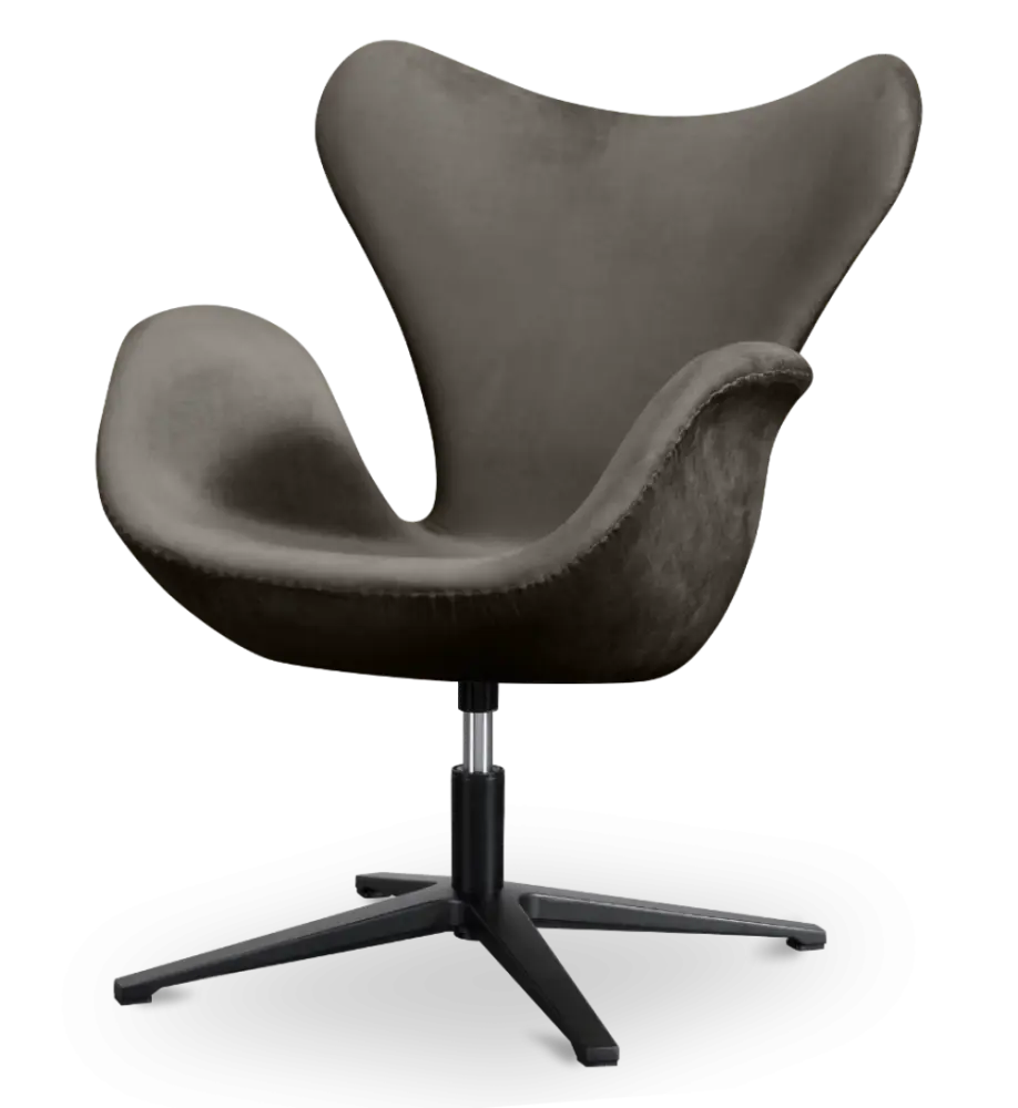 Sean Chair Zilver Grijs Velvet