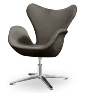 Sean Chair Zilver Grijs Velvet