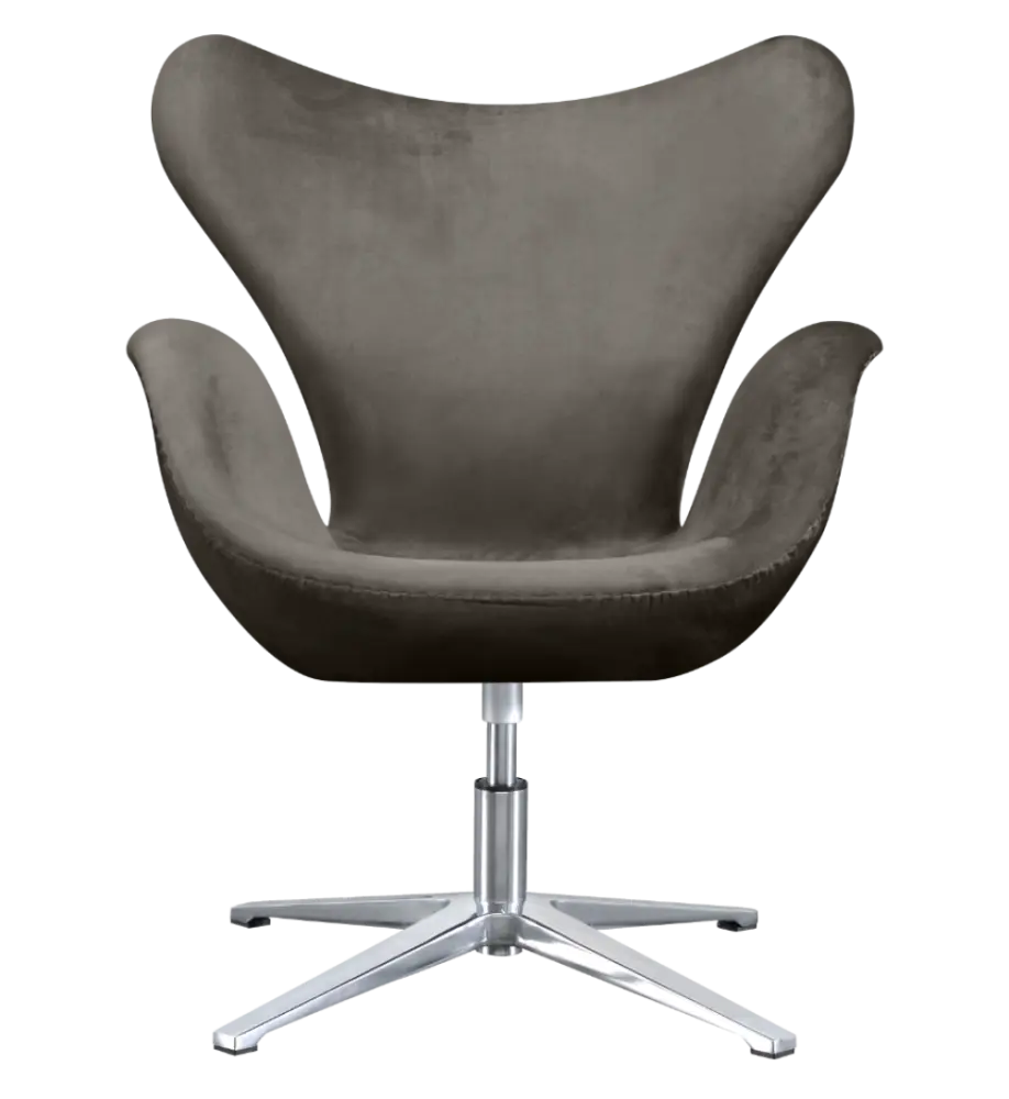 Sean Chair Zilver Grijs Velvet