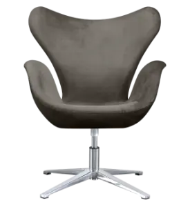 Sean Chair Zilver Grijs Velvet