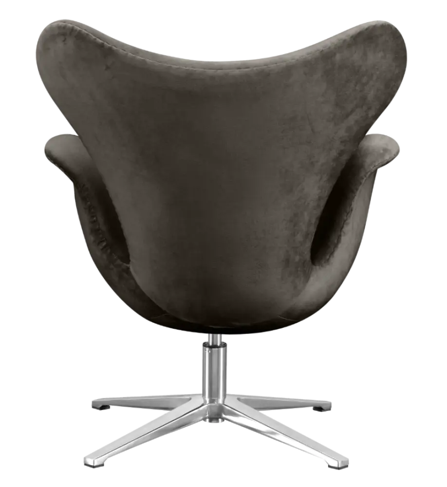 Sean Chair Zilver Grijs Velvet