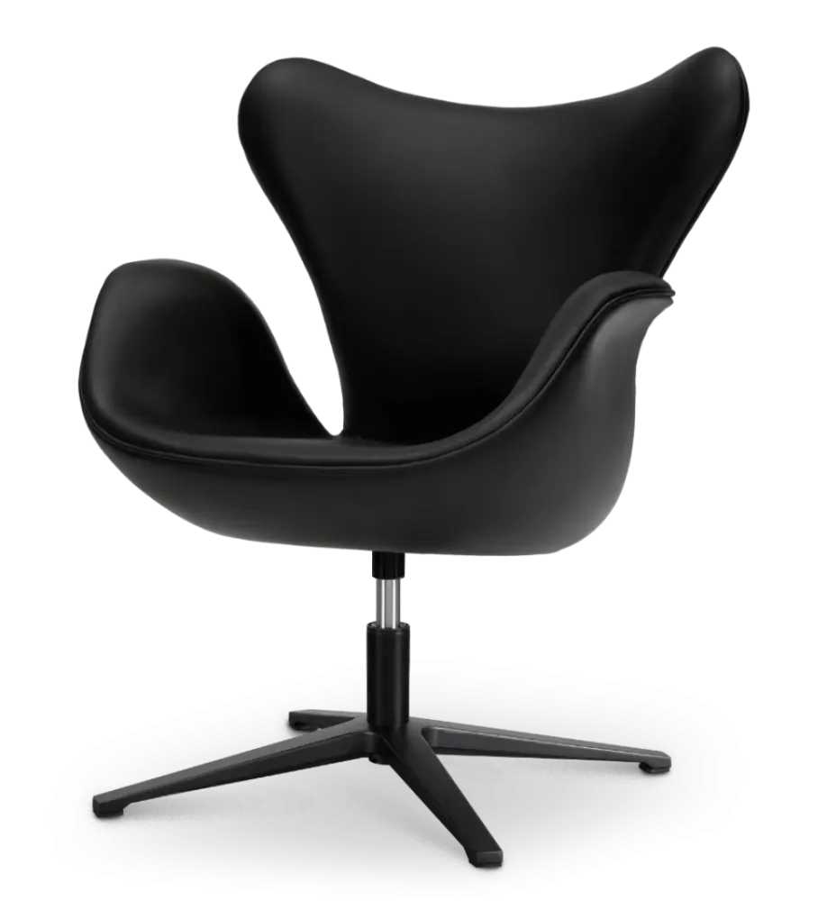 Sean Chair Zwart Leer