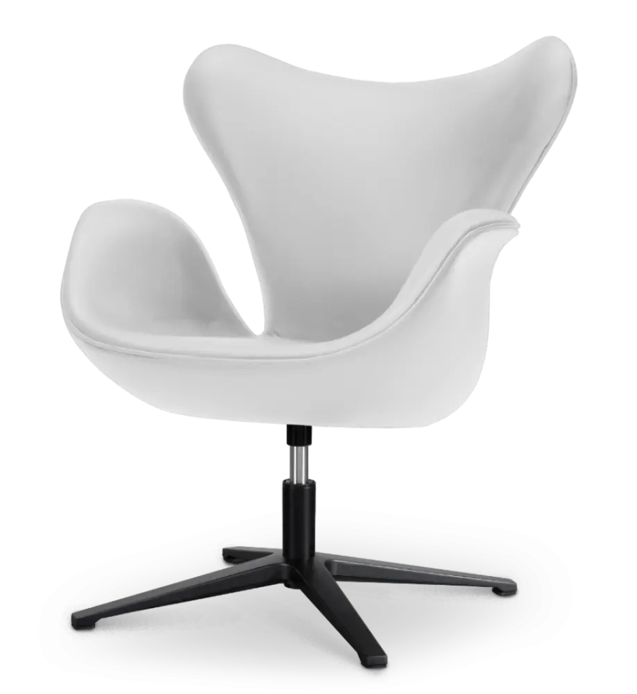 Sean Chair Wit Leer