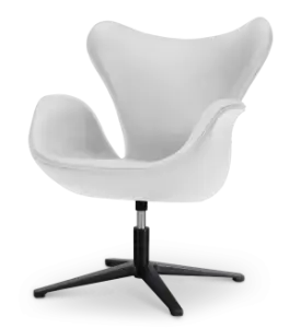 Sean Chair Wit Leer