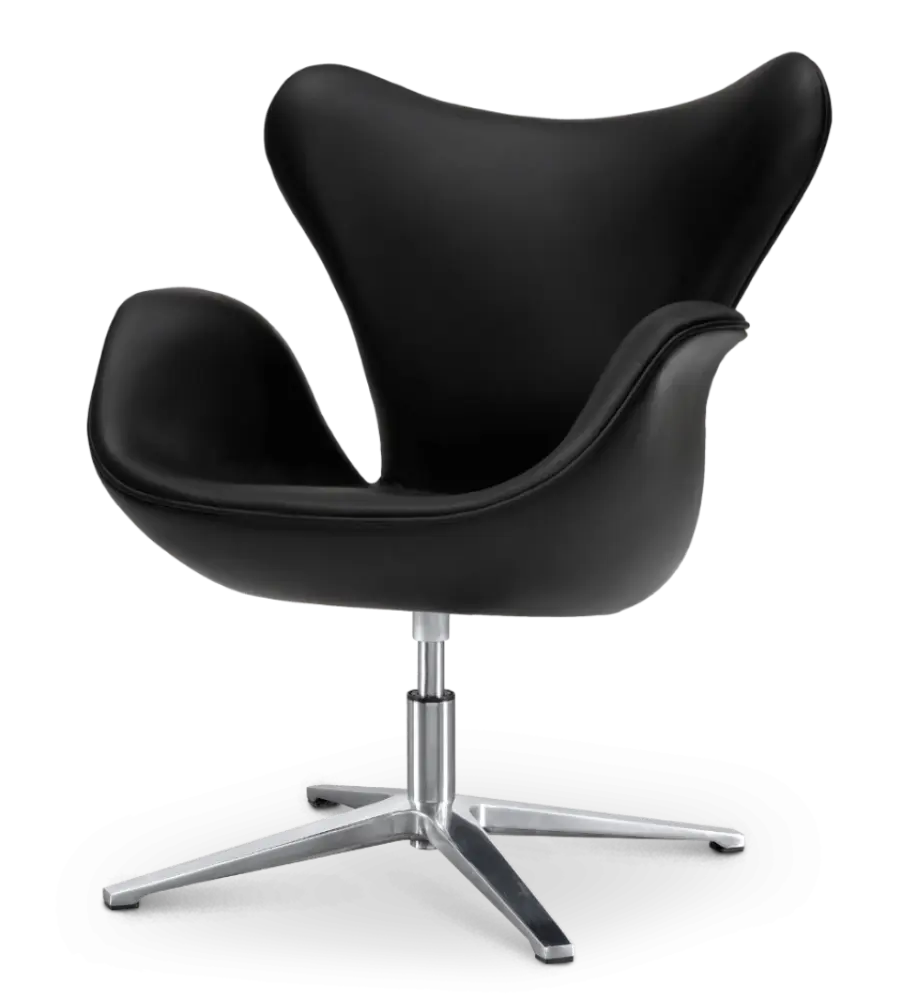 Sean Chair Zwart Leer