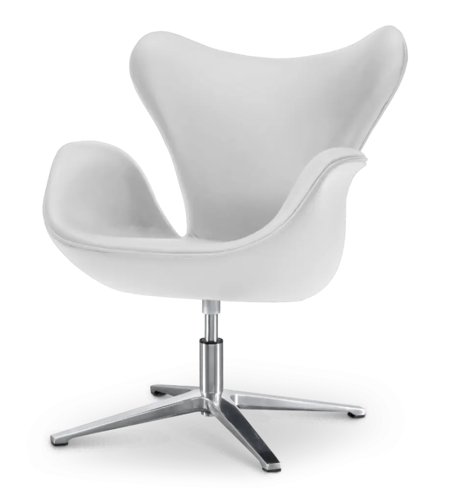 Sean Chair Wit Leer