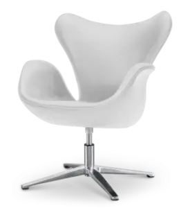 Sean Chair Wit Leer