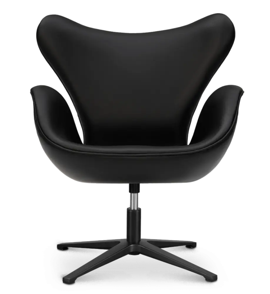 Sean Chair Zwart Leer