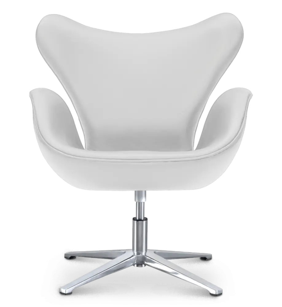 Sean Chair Wit Leer
