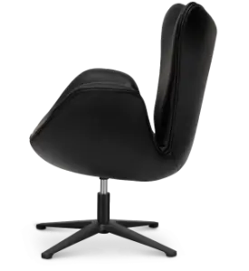 Sean Chair Zwart Leer