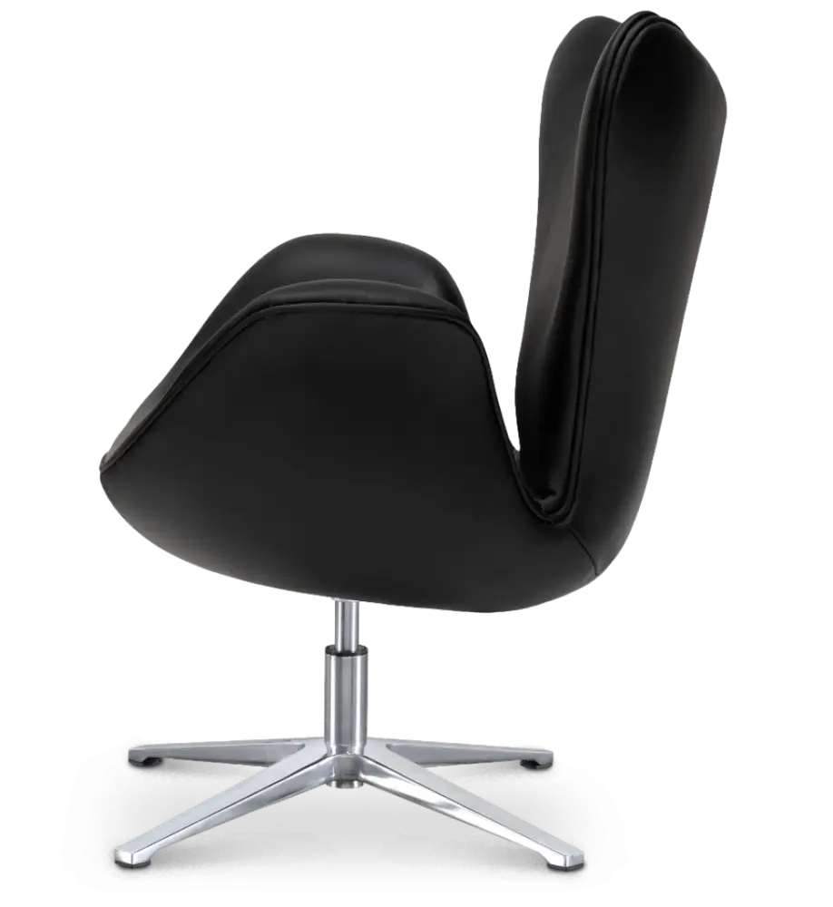 Sean Chair Zwart Leer