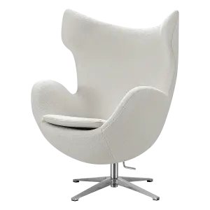 Flag Chair Wit Teddy Boucle