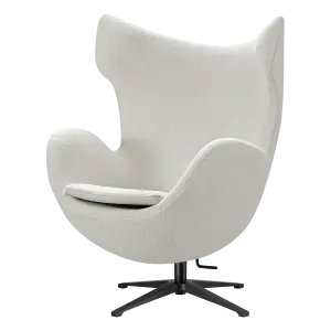 Flag Chair Wit Teddy Boucle