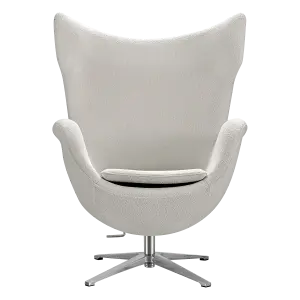Flag Chair Wit Teddy Boucle
