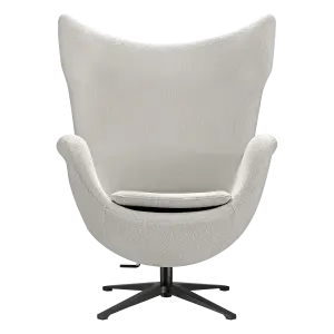 Flag Chair Wit Teddy Boucle