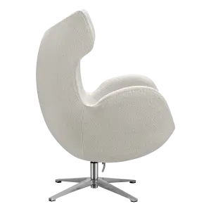 Flag Chair Wit Teddy Boucle