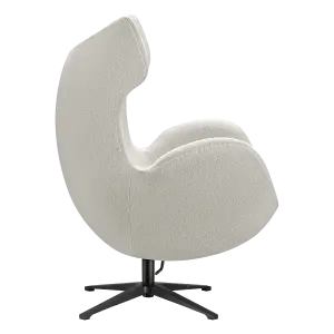 Flag Chair Wit Teddy Boucle
