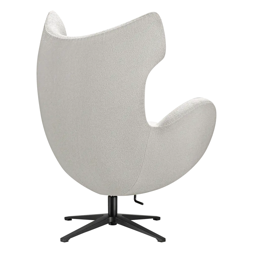 Flag Chair Wit Teddy Boucle