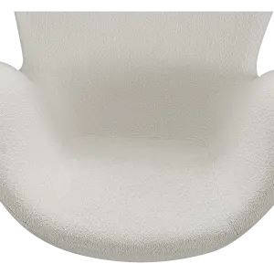 Flag Chair Wit Teddy Boucle