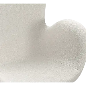 Flag Chair Wit Teddy Boucle