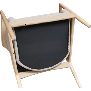 Cavel Flyder Scandinavische Lounge Chair Teddy Taupe Essen