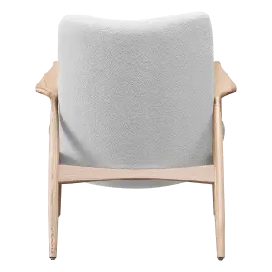 Cavel Flyder Scandinavische Lounge Chair Teddy Wit Essen