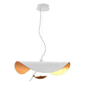 Hanglamp Gulf | Mat Wit / Goud