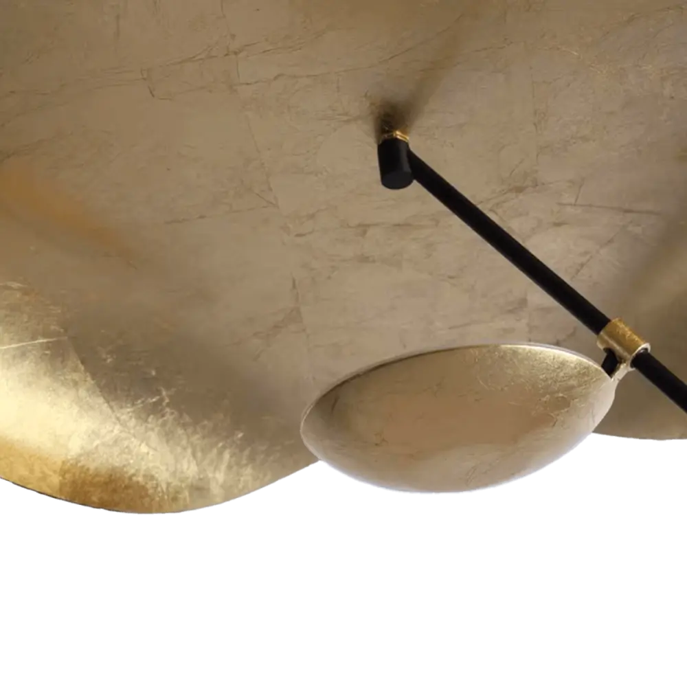Hanglamp Gulf | Mat Zwart / Goud
