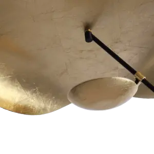 Hanglamp Gulf | Mat Zwart / Goud
