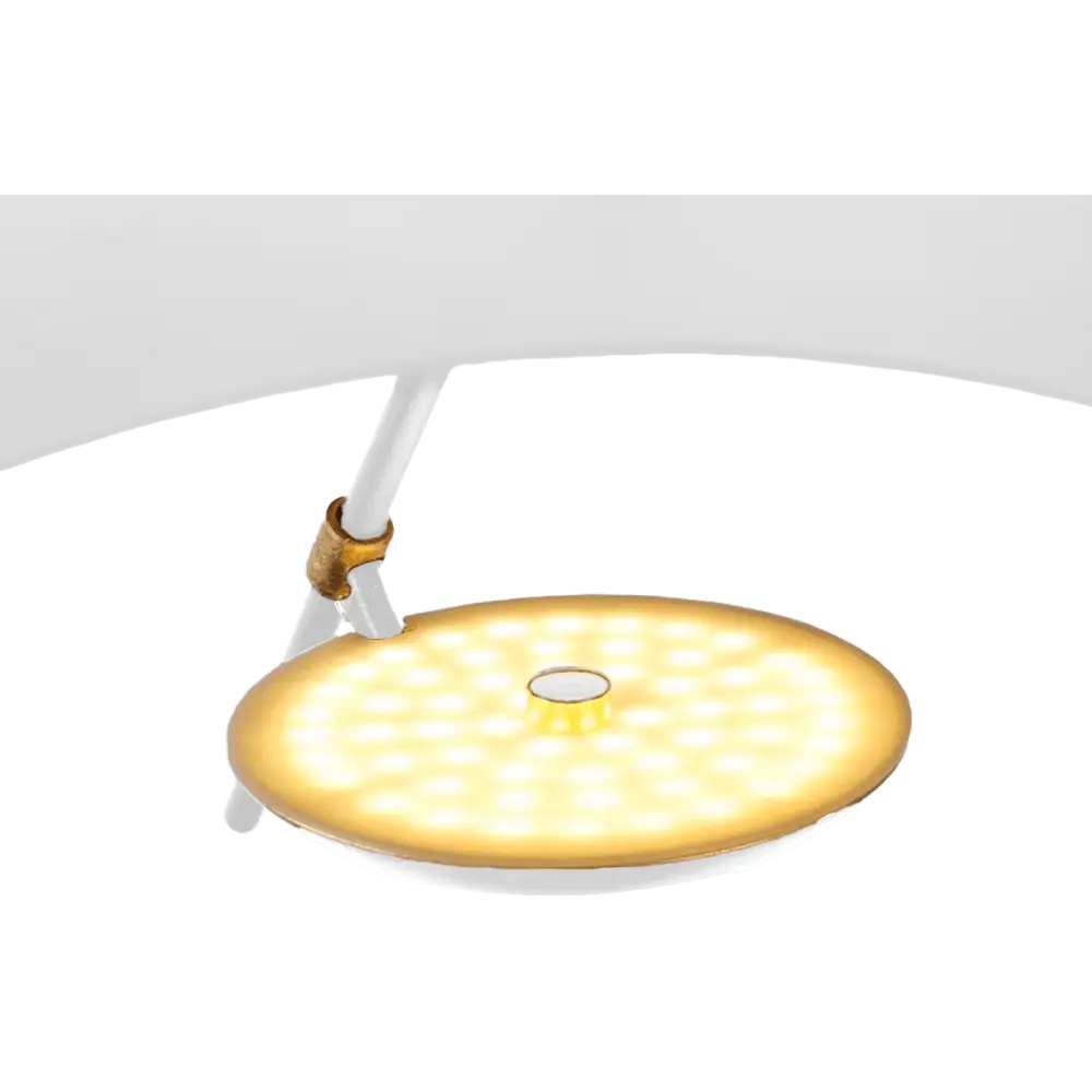 Hanglamp Gulf | Mat Wit / Goud