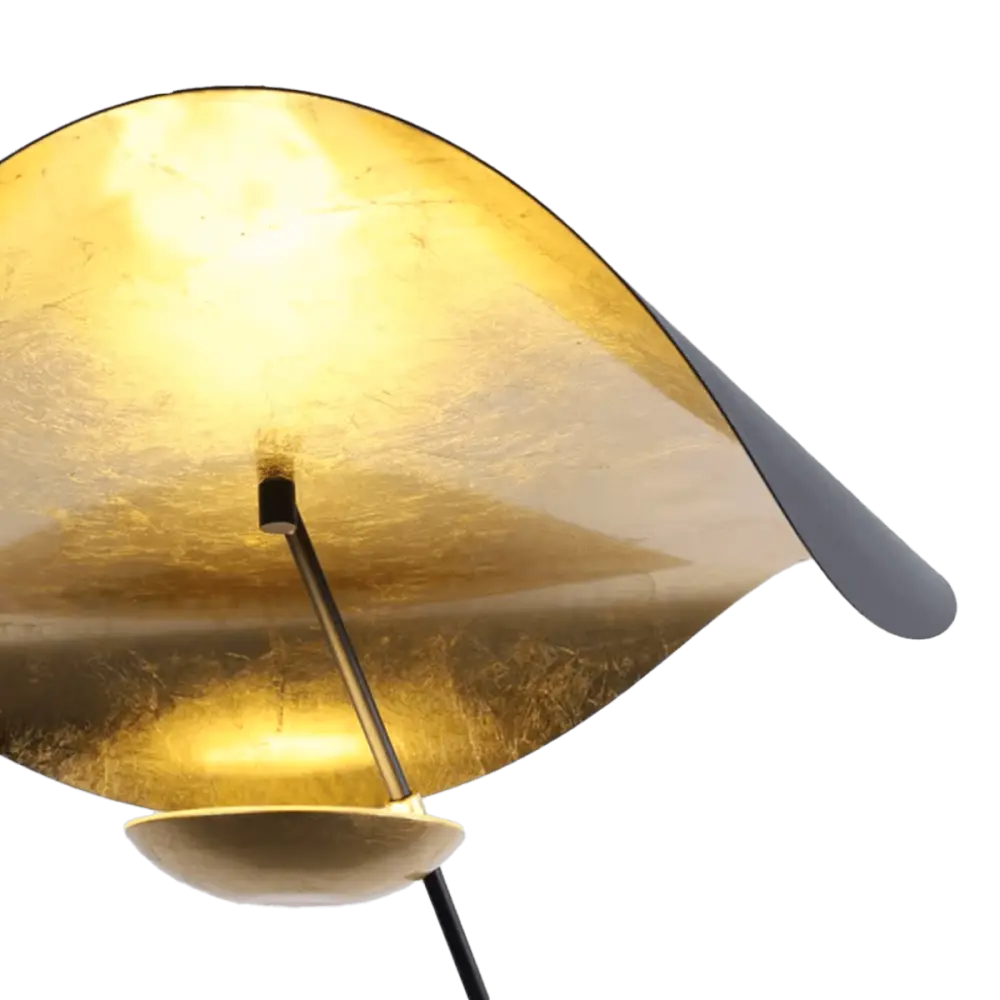 Hanglamp Gulf | Mat Zwart / Goud