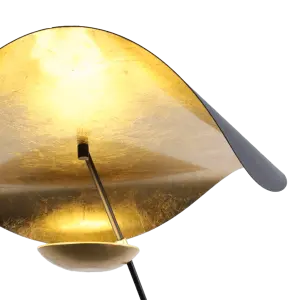 Hanglamp Gulf | Mat Zwart / Goud