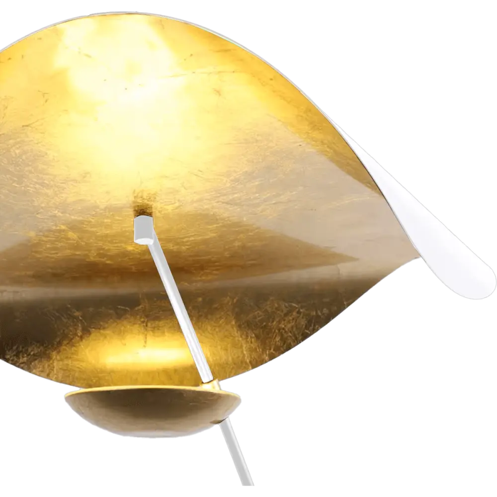 Hanglamp Gulf | Mat Wit / Goud