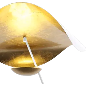 Hanglamp Gulf | Mat Wit / Goud