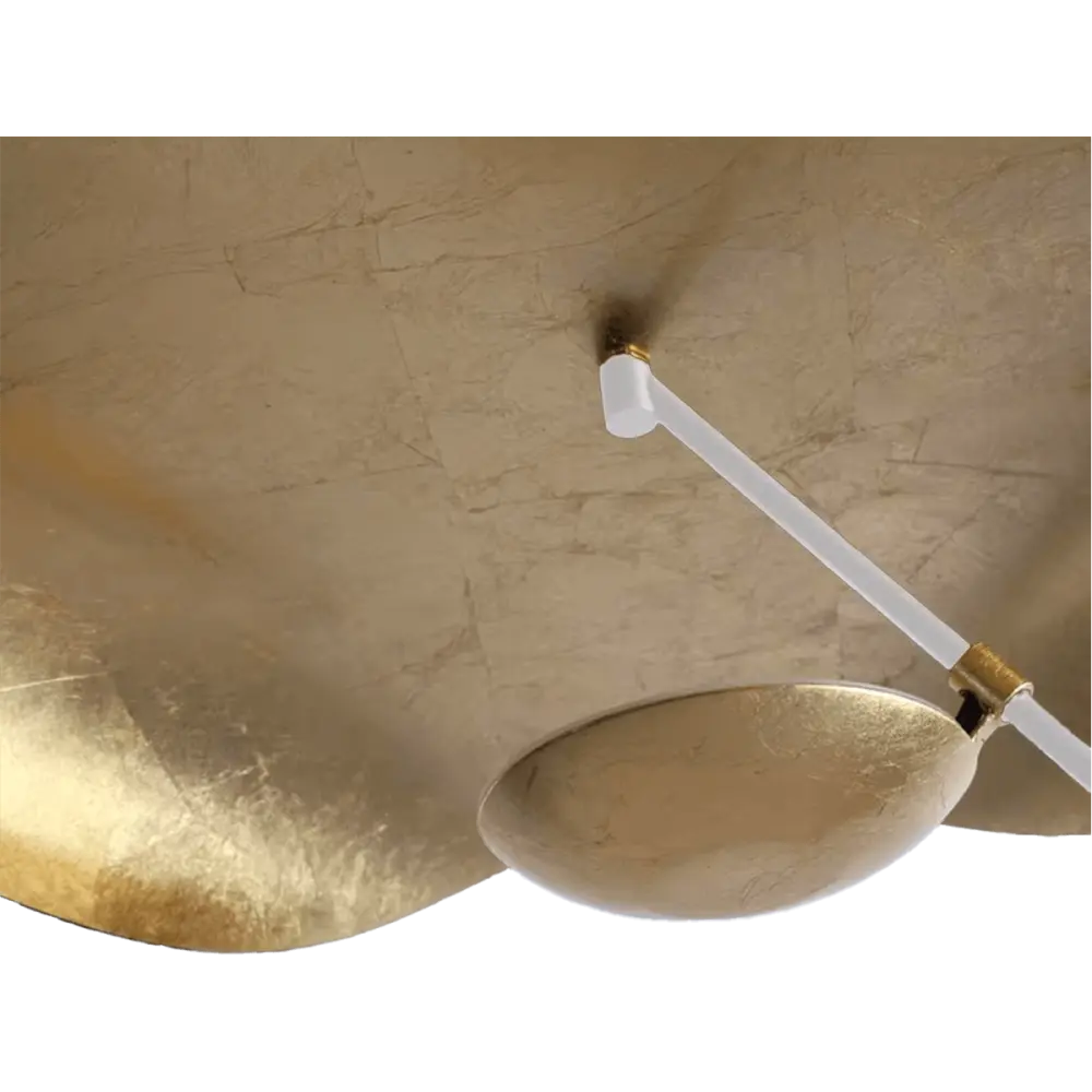 Hanglamp Gulf | Mat Wit / Goud