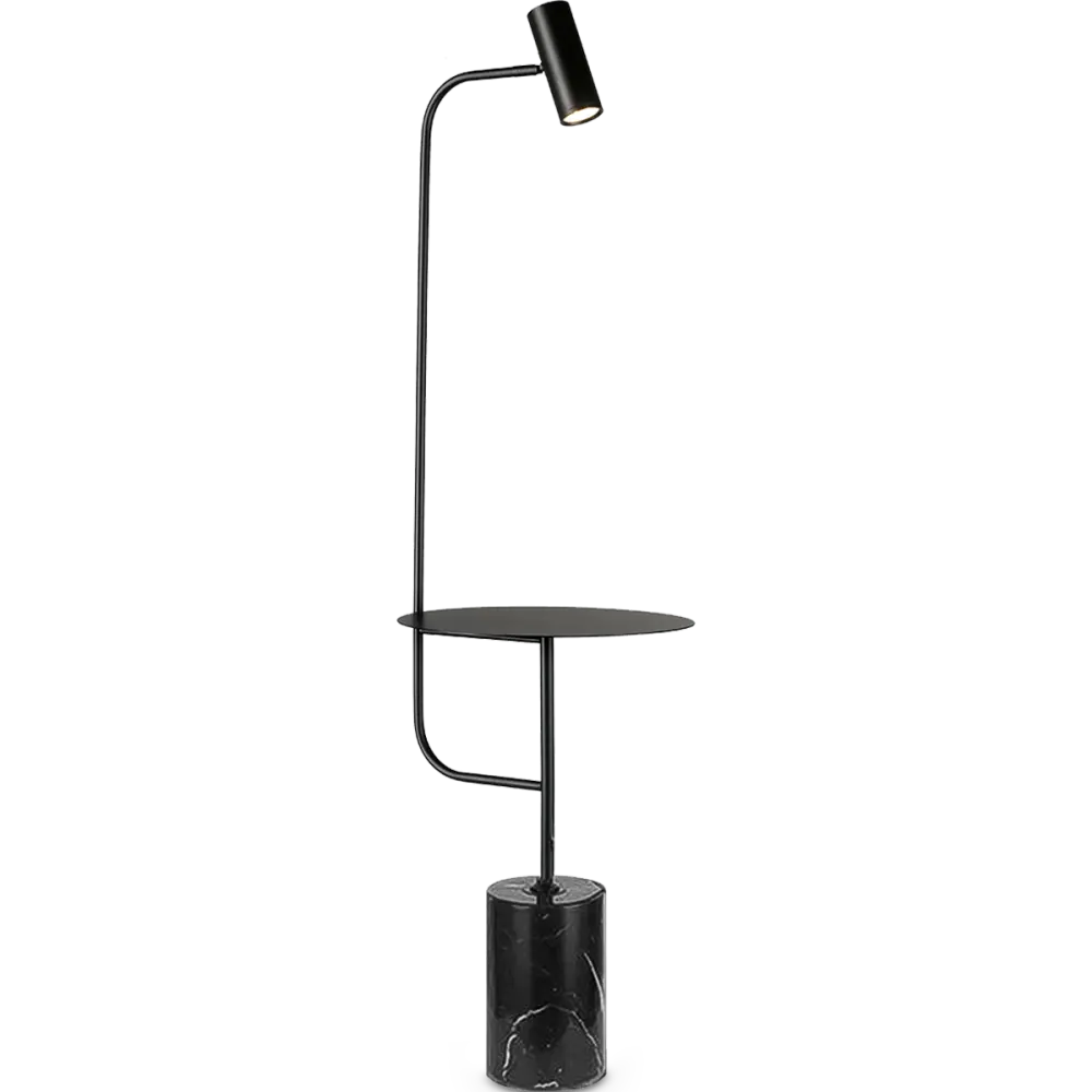 Vloerlamp Marm | Zwart