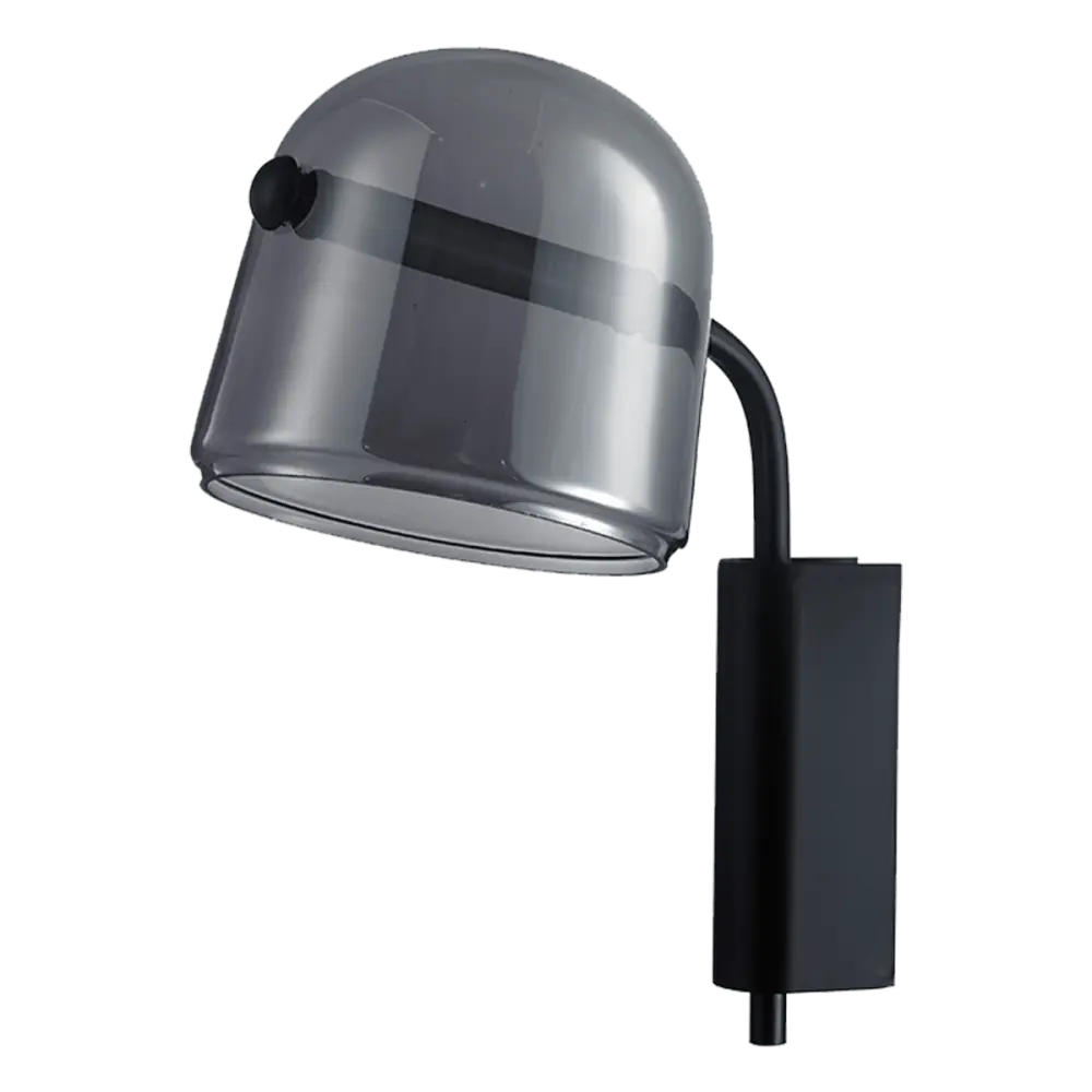Wandlamp Smoky | Smoky Zwart