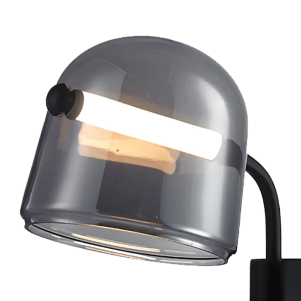 Wandlamp Smoky | Smoky Zwart