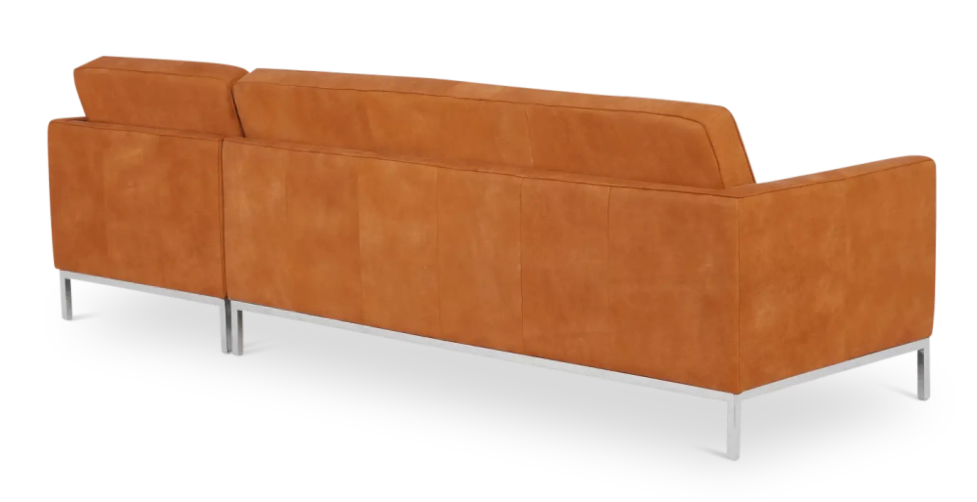 Italo Hoekbank Vintage Cognac Leer (Hoek Links)