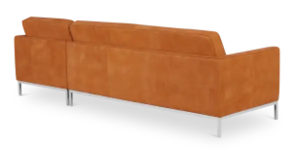 Italo Hoekbank Vintage Cognac Leer (Hoek Links)