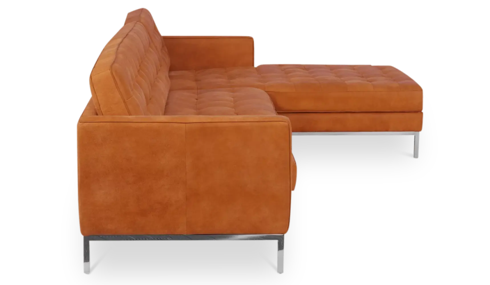 Italo Hoekbank Vintage Cognac Leer (Hoek Links)