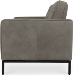 Italo Drie Zits Elegant Silver Grey Velvet