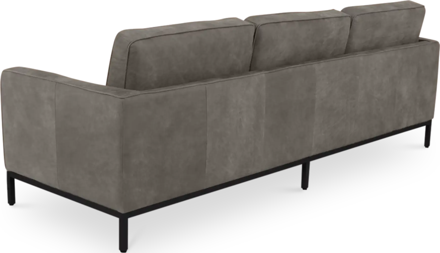 Italo Drie Zits Elegant Silver Grey Velvet
