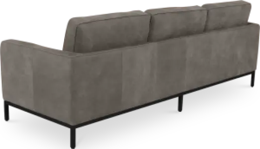 Italo Drie Zits Elegant Silver Grey Velvet